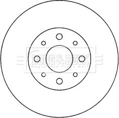 Borg & Beck BBD4055 - Bremžu diski autospares.lv