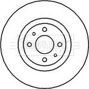 Borg & Beck BBD4056 - Bremžu diski www.autospares.lv