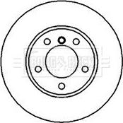 Borg & Beck BBD4067 - Brake Disc www.autospares.lv