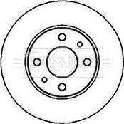 Borg & Beck BBD4001 - Bremžu diski www.autospares.lv