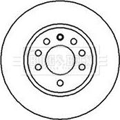 Borg & Beck BBD5058 - Bremžu diski autospares.lv