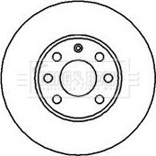 Borg & Beck BBD4073 - Bremžu diski autospares.lv