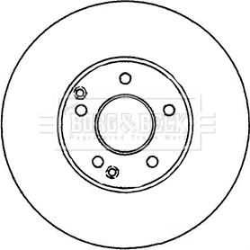 Borg & Beck BBD4141 - Bremžu diski www.autospares.lv