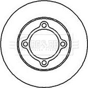 Borg & Beck BBD4143 - Bremžu diski www.autospares.lv