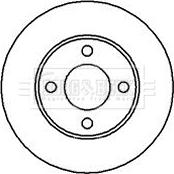 Borg & Beck BBD4147 - Bremžu diski www.autospares.lv