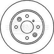 Borg & Beck BBD4152 - Bremžu diski www.autospares.lv