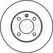 Borg & Beck BBD4168 - Bremžu diski www.autospares.lv