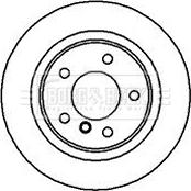 Borg & Beck BBD4184 - Тормозной диск www.autospares.lv