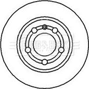 Borg & Beck BBD4183 - Bremžu diski www.autospares.lv