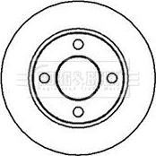 Borg & Beck BBD4134 - Bremžu diski www.autospares.lv