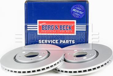 Borg & Beck BBD4133 - Тормозной диск www.autospares.lv