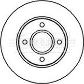 Borg & Beck BBD4983 - Bremžu diski www.autospares.lv