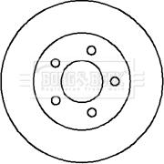 Borg & Beck BBD4121 - Bremžu diski www.autospares.lv