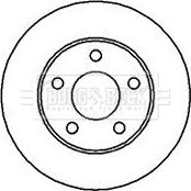 Borg & Beck BBD4178 - Тормозной диск www.autospares.lv