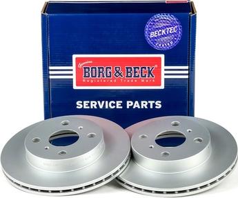 Borg & Beck BBD4173 - Bremžu diski www.autospares.lv