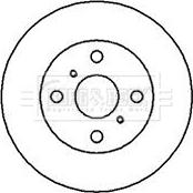 Borg & Beck BBD4172 - Bremžu diski www.autospares.lv