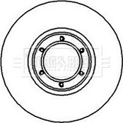 Borg & Beck BBD4842 - Bremžu diski www.autospares.lv