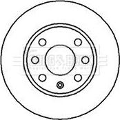 Borg & Beck BBD4856 - Bremžu diski autospares.lv