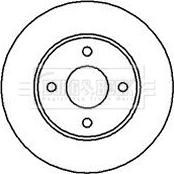 Borg & Beck BBD4868 - Bremžu diski www.autospares.lv