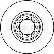 Borg & Beck BBD4863 - Bremžu diski autospares.lv