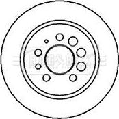 Borg & Beck BBD4862 - Brake Disc www.autospares.lv