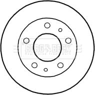 Borg & Beck BBD4801 - Тормозной диск www.autospares.lv