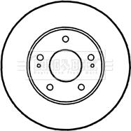 Borg & Beck BBD4808 - Bremžu diski www.autospares.lv