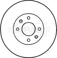 Borg & Beck BBD4818 - Bremžu diski www.autospares.lv