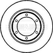 Borg & Beck BBD4884 - Тормозной диск www.autospares.lv