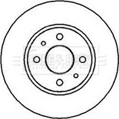 Borg & Beck BBD4880 - Bremžu diski www.autospares.lv