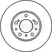 Borg & Beck BBD4881 - Тормозной диск www.autospares.lv