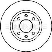 Borg & Beck BBD4835 - Bremžu diski www.autospares.lv