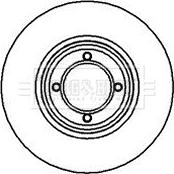 Borg & Beck BBD4836 - Bremžu diski www.autospares.lv