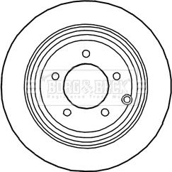 Borg & Beck BBD4820 - Bremžu diski www.autospares.lv