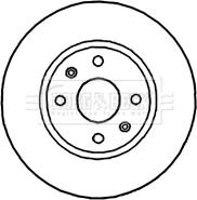 Borg & Beck BBD4822 - Bremžu diski www.autospares.lv