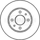 Borg & Beck BBD4875 - Bremžu diski autospares.lv