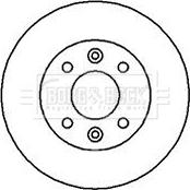 Borg & Beck BBD4877 - Тормозной диск www.autospares.lv