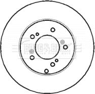 Borg & Beck BBD4399 - Bremžu diski www.autospares.lv