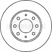 Borg & Beck BBD4356 - Bremžu diski www.autospares.lv