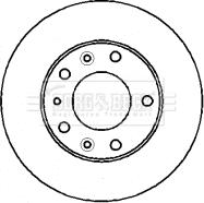 Borg & Beck BBD4351 - Bremžu diski www.autospares.lv