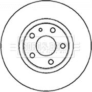 Borg & Beck BBD4307 - Bremžu diski autospares.lv