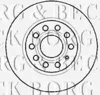 Borg & Beck BBD4315 - Bremžu diski autospares.lv