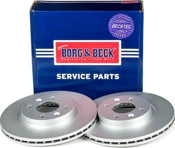 Borg & Beck BBD4317 - Bremžu diski www.autospares.lv