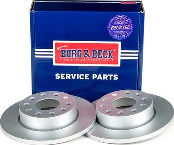 Borg & Beck BBD4384 - Тормозной диск www.autospares.lv