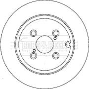 Borg & Beck BBD4380 - Bremžu diski autospares.lv