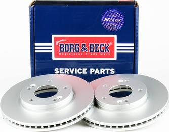 Borg & Beck BBD4338 - Bremžu diski www.autospares.lv