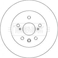 Borg & Beck BBD4325 - Bremžu diski www.autospares.lv