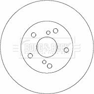 Borg & Beck BBD4328 - Тормозной диск www.autospares.lv