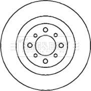 Borg & Beck BBD4374 - Bremžu diski autospares.lv