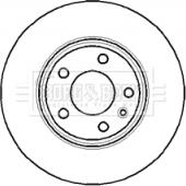 Borg & Beck BBD4297 - Bremžu diski www.autospares.lv